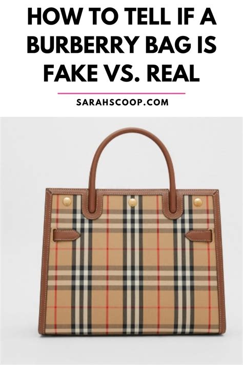 burberry tag real vs fake bag|burberry bag scam.